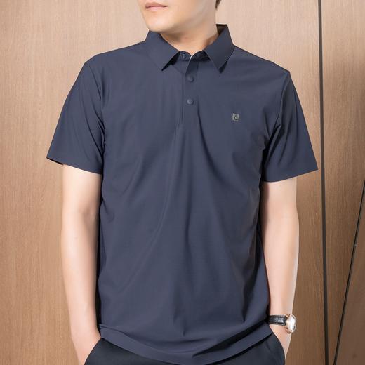 【法国皮尔卡丹 始于1950】夏季冰丝POLO衫短袖 更薄更透气凉爽 商务休闲 时尚百搭 商品图3