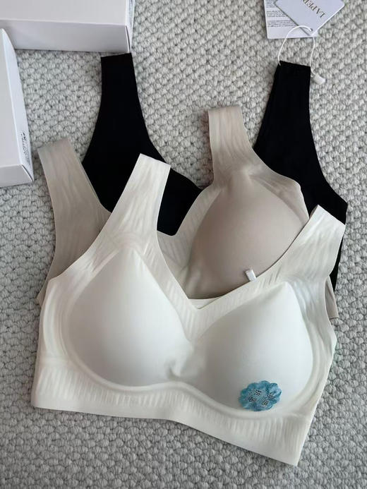 【Laperla】夏季薄款果冻条无痕光面乳胶文胸内衣 商品图0