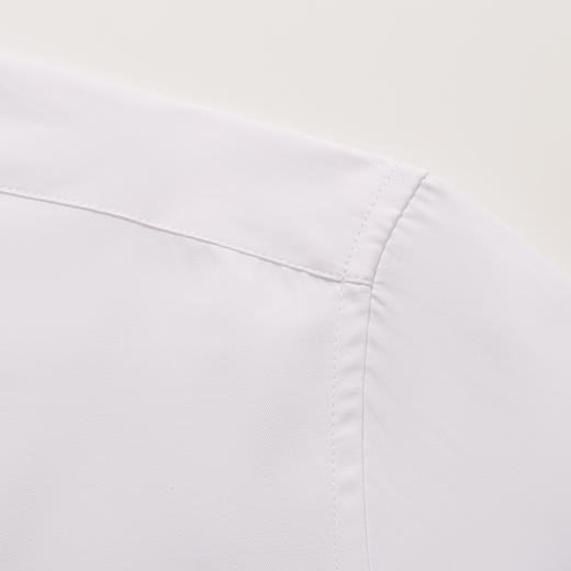 【棉混纺 亲肤透气】罗蒙春秋长袖衬衫男士商务正装通勤职业工装上班纯色衬衣男 商品图9