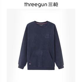 Threegun三枪 超粒绒圆领长袖女衫-23984A011