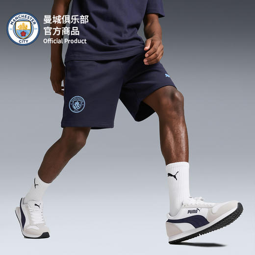 【官网同款】曼城俱乐部 | 夏季新款足球短裤藏青色运动休闲裤 商品图1