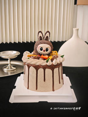 拉布布-巧克力奶油水果蛋糕（提早5小时预订）