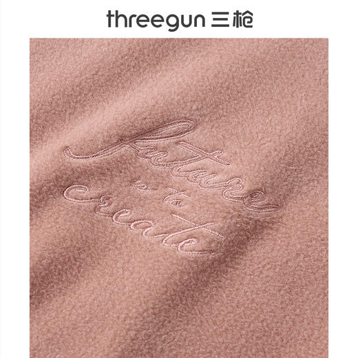 Threegun三枪 超粒绒圆领长袖女衫-23984A011 商品图13