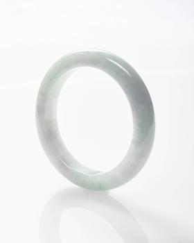 伽罗JALO A货翡翠手镯SGE07170