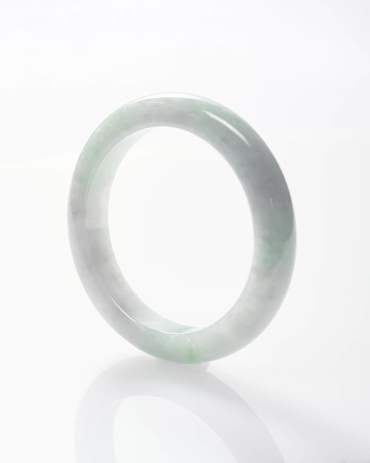 伽罗JALO A货翡翠手镯SGE07170 商品图0