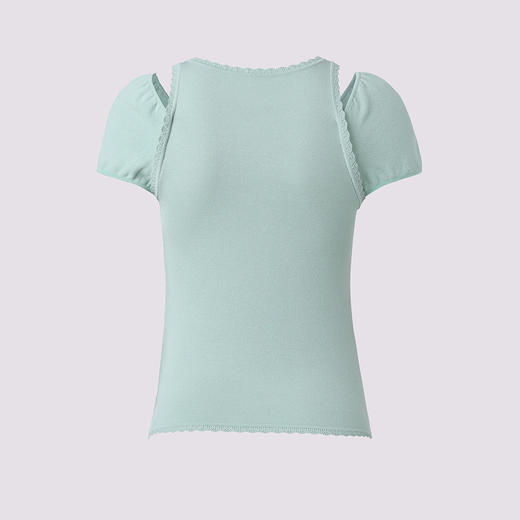 贵雅新中式薄荷绿提花针织盘扣上衣2025春季(货号:MF86SW001G0002) 商品图4