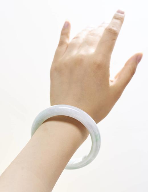 伽罗JALO A货翡翠手镯SGE07171 商品图2