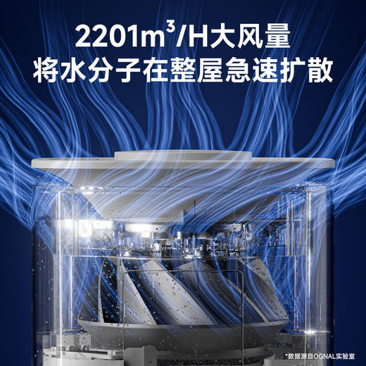 奥戈那OGNAL无雾加湿器家用轻音卧室母婴除菌空气净化大雾量落地式冷热蒸发办公室客厅大面积增湿 智能杀菌款 商品图1