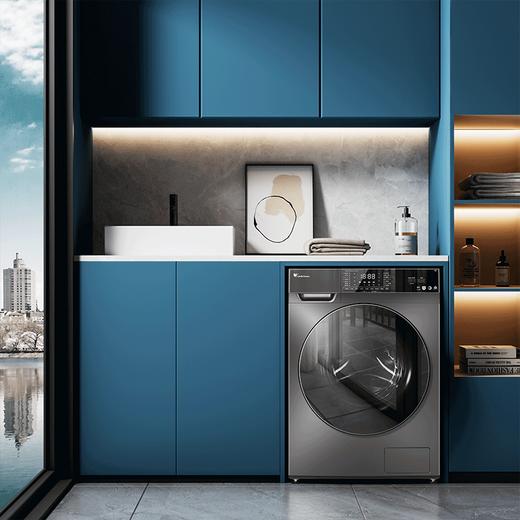 小天鹅（LittleSwan）滚筒洗衣机全自动10KG容量变频节能 巡航除菌智能投放超薄除菌除螨家用变频家电 【带烘干】TD100VT616WIADY-T1B 商品图3