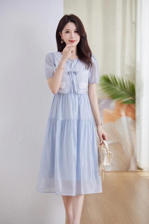 ELLA JADE 法式小清新甜美假两件连衣裙 20525 商品图1