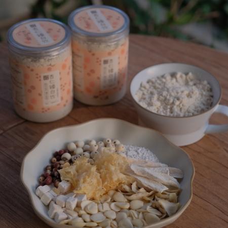 【杏仁臻白饮】杏仁臻白饮，买三送一 ，南杏仁，微甜护脾冲泡代餐，食材好，食才好 商品图1