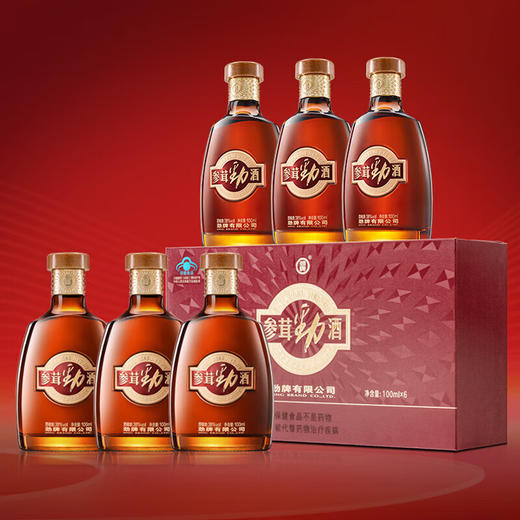 38°参茸劲酒100ml*6瓶礼盒装（高端送礼+收藏自饮） 商品图1
