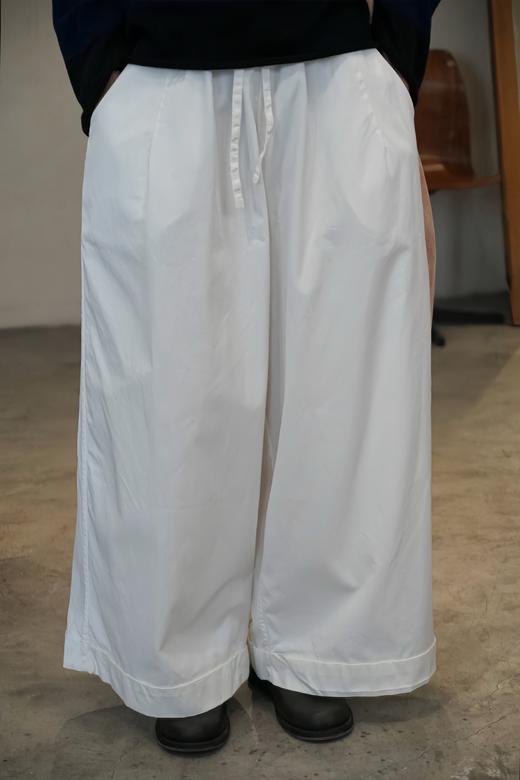 NITTO 白色阔腿休闲裤 商品图1