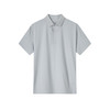 九牧王 冻感T恤 夏灰色翻领修身版短袖POLO衫 JT2E2A727 商品缩略图2