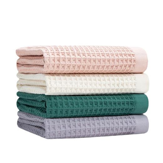 三利埃及棉抗菌浴巾华夫格透气2025新款全棉男款女高级礼盒装纯棉 商品图4