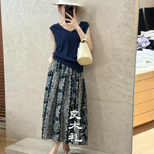 【预售7天】良木礼真丝半裙（409004） 商品图0