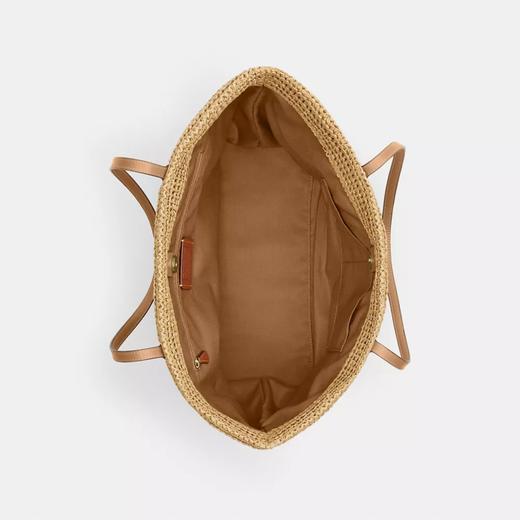 Coach 新款草编敞口托特包 商品图4