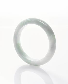 伽罗JALO A货翡翠手镯SGE07171