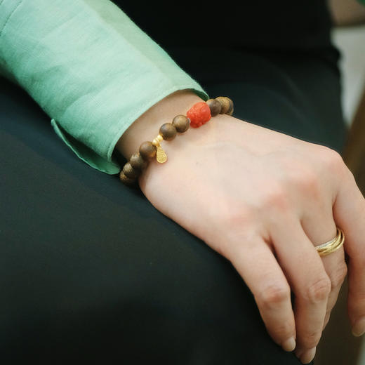 南红貔貅奇楠沉香手串 cr 商品图4