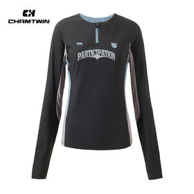 弹力珠地纹骑行运动长袖T恤骑行T恤女 户外运动 CHF152092