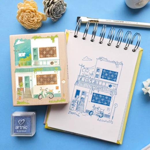 MICIA 速写旅行日记彩色枫木印章 商品图1