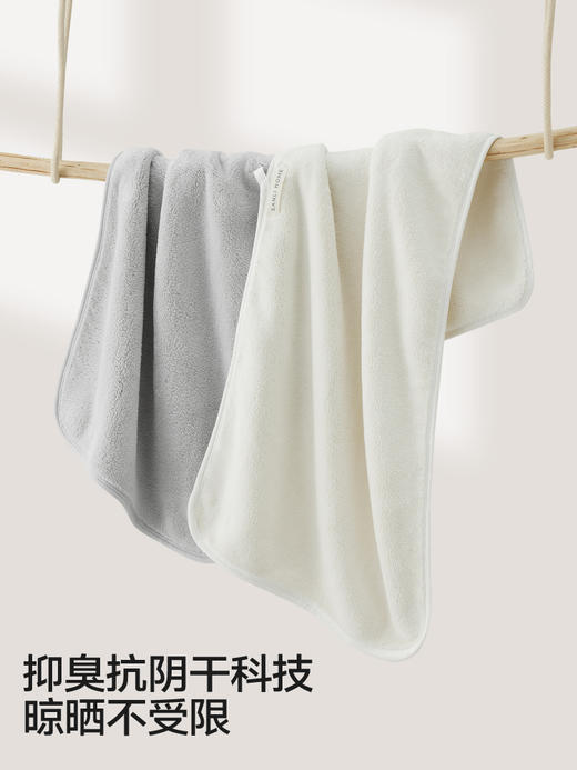 三利毛巾抗阴干菌7A家用比纯棉吸水珊瑚绒大人男款毛巾女情侣款 商品图3