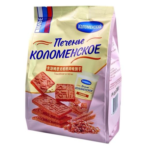 俄罗斯阿孔特牌卡洛姆斯粗粮/巧克力/牛奶/苹果口味饼干-210g（独立装） 商品图1