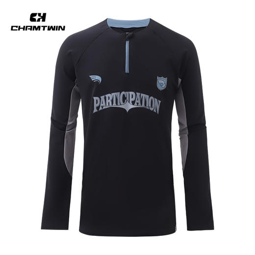 弹力珠地纹骑行运动长袖T恤骑行T恤男 户外运动 CHF152081 商品图1