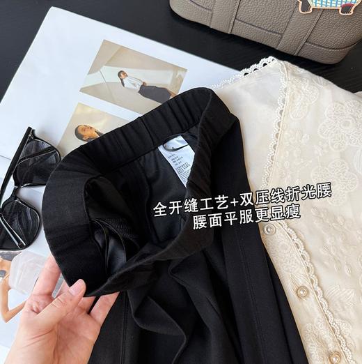 弹力抗皱绝美人鱼瘦瘦裤夏季凉感9分裤薄微喇裤 商品图9