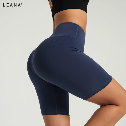 LEANA新品瑜伽休闲运动速干 有尴尬线 五分裤NPT5FK 商品图3