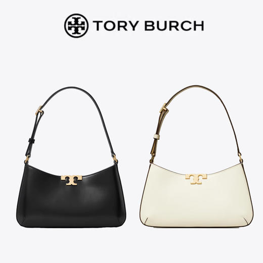 【香港直邮 送礼盒礼袋】Tory Burch/汤丽柏琦 Eleanor 皮革纤维单肩包164762  长26.5cm 宽5cm 高15cm -w  【清关约7个工作日】 商品图2