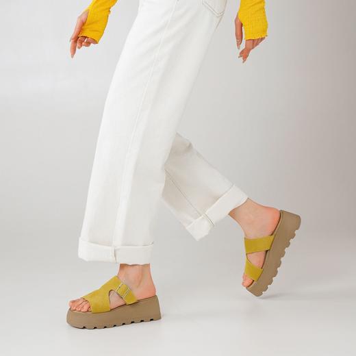 【2025夏季新款拖鞋】厚底高级感拖鞋时尚露趾多巴胺沙滩软底拖鞋-BB 商品图5