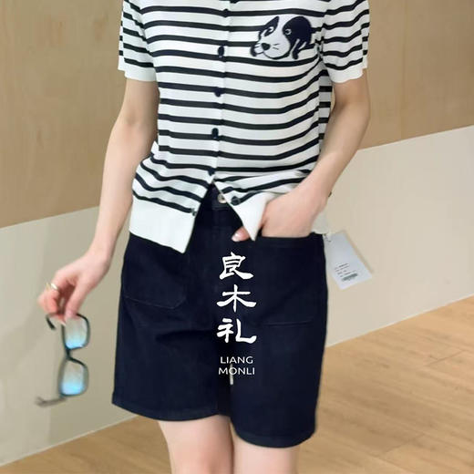 【现货】良木礼牛仔五分裤（2655101） 商品图2