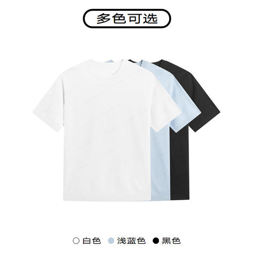 GXG男装 多色基础休闲短袖T恤 24年夏季热卖G24X442110 商品图2