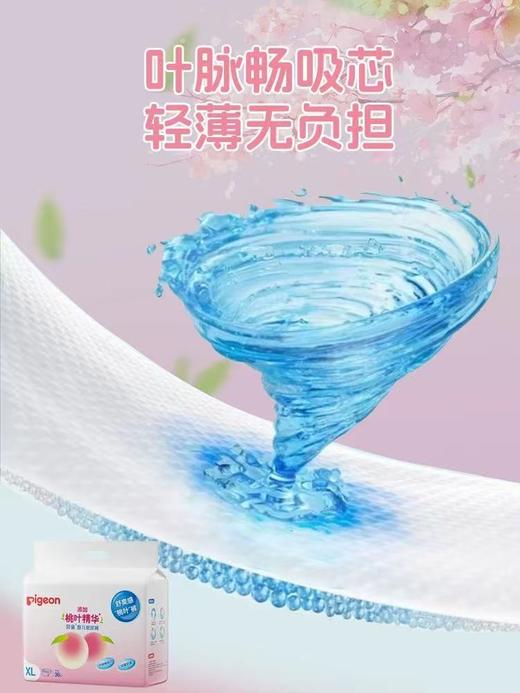 贝亲桃叶精华纸尿裤4片体验装 商品图2