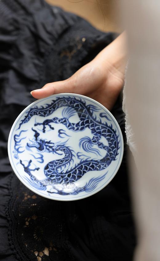 【元岚堂】元龙釉里红青花迷你撇口壶承 商品图6