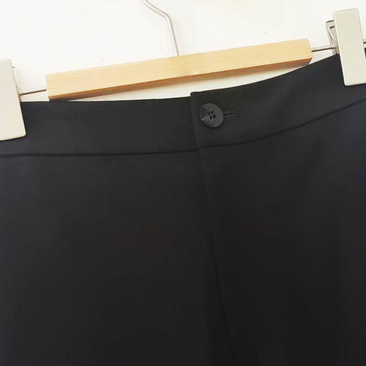 VIVIAN LIU R2457506 25春季新款斜插兜腰部前拉链直筒休闲长裤 商品图2