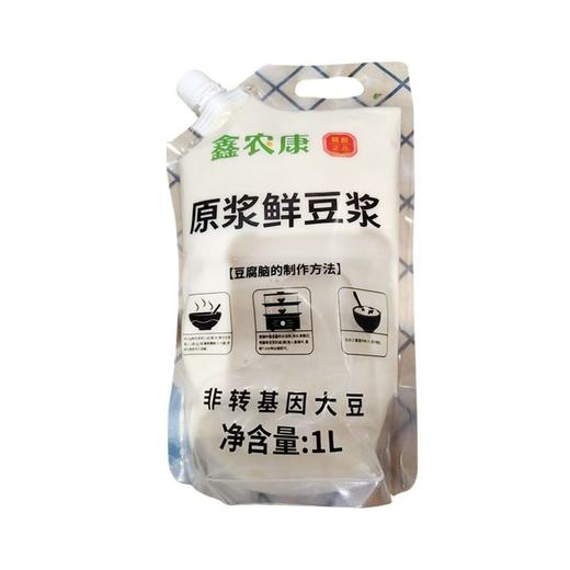 鑫农康 原浆鲜豆浆 1L/袋 商品图0