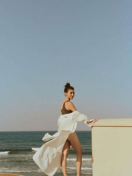 HAI｜51105 Second Skin oneshoulder Twist Onepiece  [复肤 珠光 单肩扭结连体泳衣] 商品图5