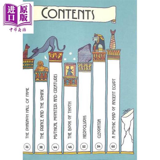 【中商原版】趣味漫画故事集 古埃及神话 Myths Mummies and Magic in Ancient Egypt 英文原版 神话故事儿童读物 进口童书 商品图3