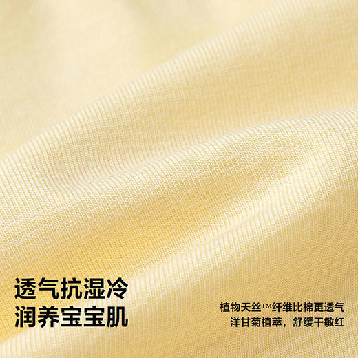 迷你巴拉儿童内裤女童吸湿排汗宝宝平角内裤抑菌不夹PP 3条装 商品图3