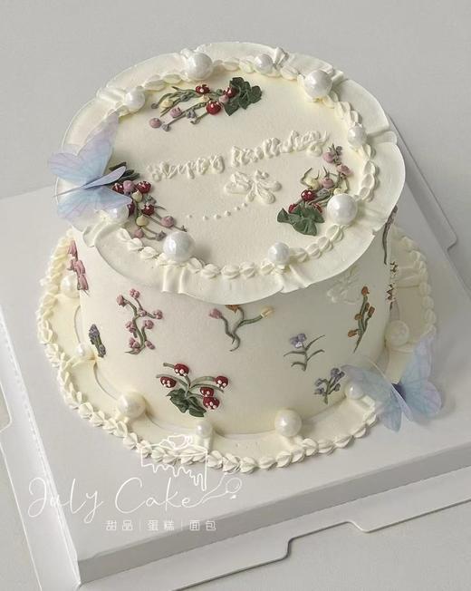 手绘蝶花 商品图0