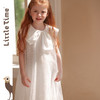 littletime女童连衣裙2025夏新款儿童洋气时尚蝴蝶结公主裙礼服裙 商品缩略图3