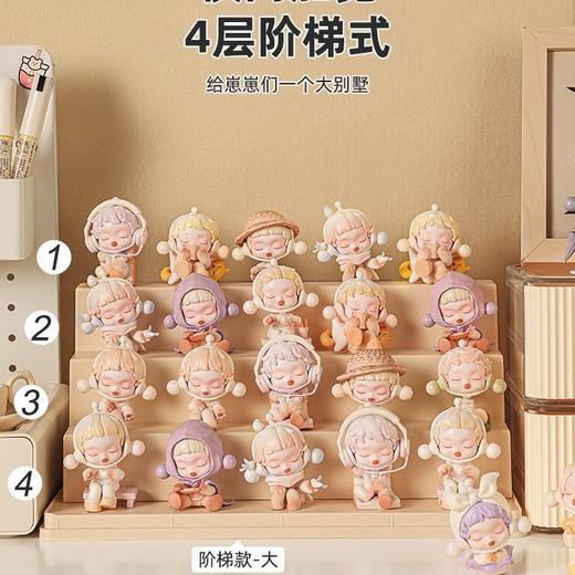 【盲盒收纳展示架，透明亚克力材质！】盲盒收纳展示架 乐高手办娃娃透明摆柜 防尘亚克力泡泡玛特展示盒子-QQ 商品图3