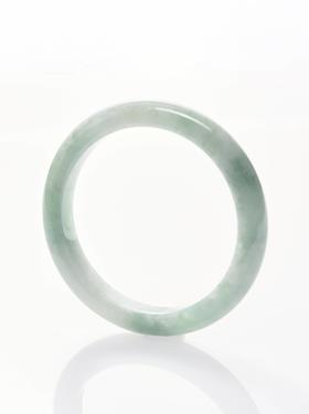 伽罗JALO A货翡翠手镯SGE07157