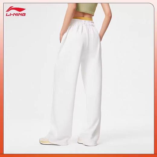 李宁健身系列女子直筒吸汗舒适宽松卫裤AKLU476 商品图3