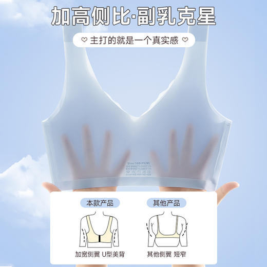 【GZ】无忧购45元2件凉感无痕轻盈内衣夏天超薄文胸背心式040#（截单后3-5天发货) 商品图3
