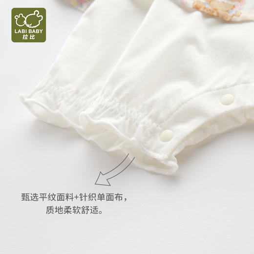 拉比-童衣类（夏）I5自然后开连体短袖衣特殊色059 商品图5