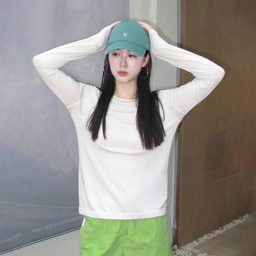 【99.9元秒杀】灰壳美利奴羊毛速干衣女爬山美丽诺羊毛t恤网眼透气运动长袖 商品图3