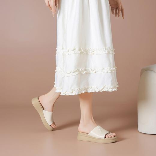 【软羊皮】凉拖鞋25夏季新款不累脚女士拖鞋松糕底凉鞋女-BB 商品图4